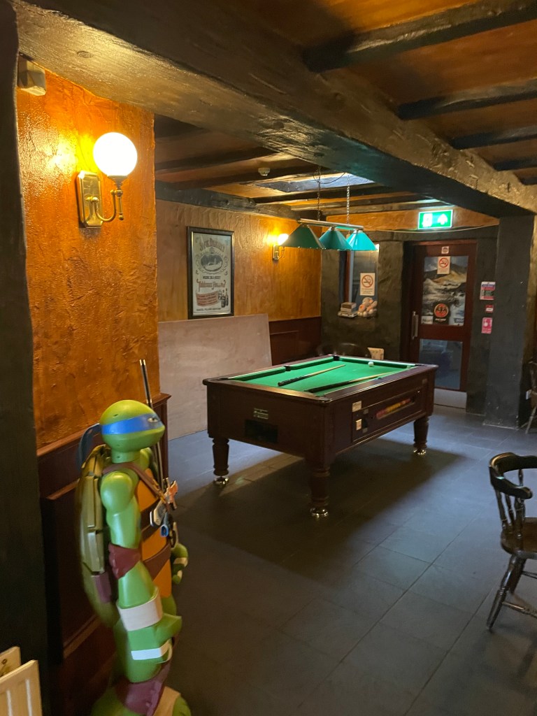 photo of interior of McBrides Bar, Bushmills, Ireland