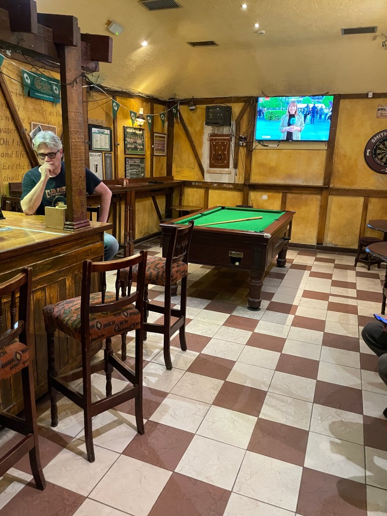 photo of the interior of The Meetings pub, Wicklow, Ireland