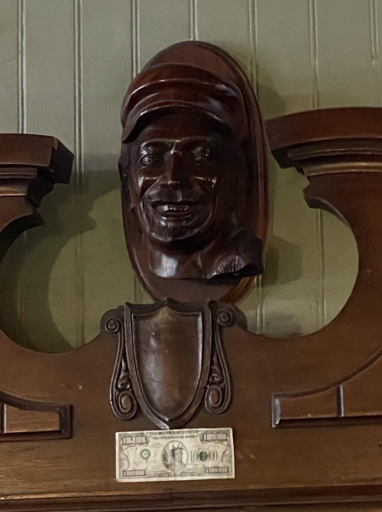 photo of detail of No Name Bar, Sausalito, CA