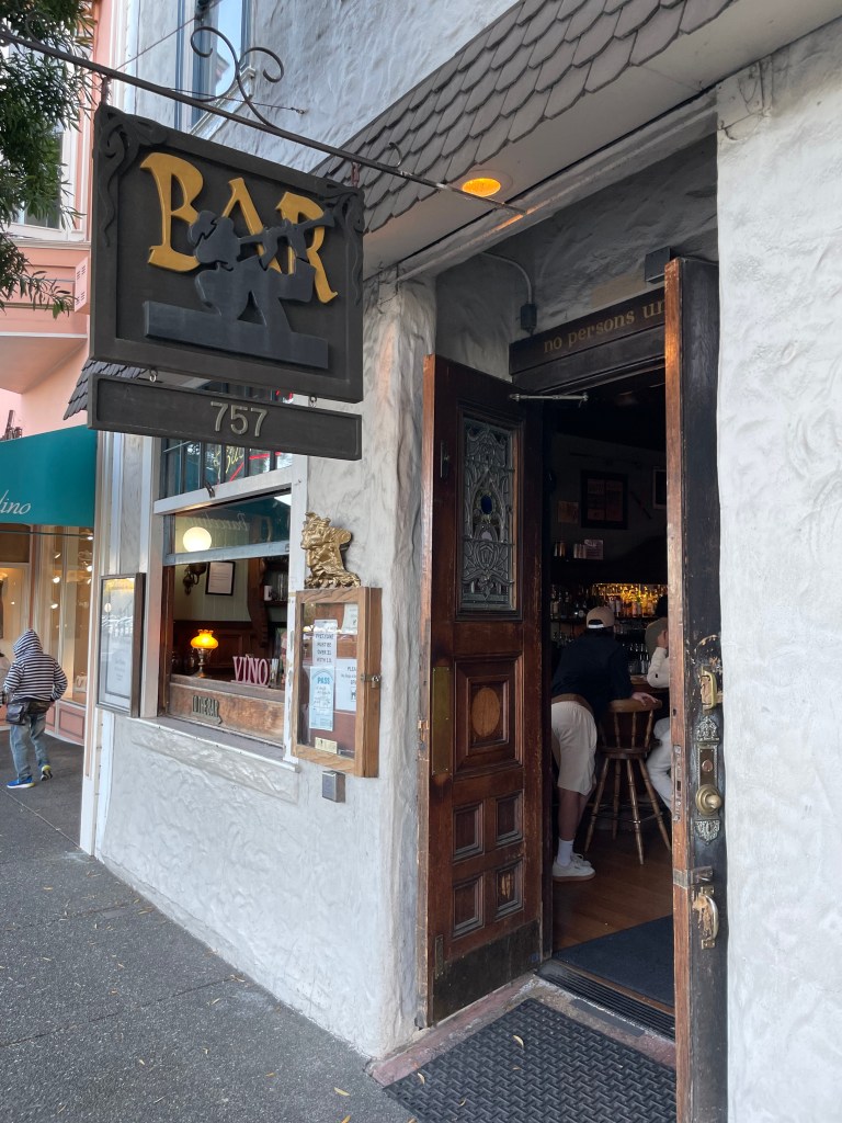 photo of exterior of No Name Bar, Sausalito, CA