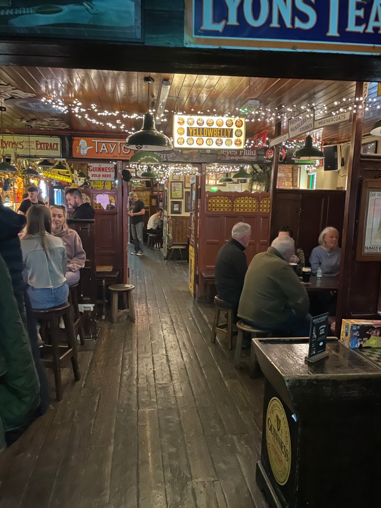 photo of the interior of The Sky and The Ground pub, Wexford, Ireland