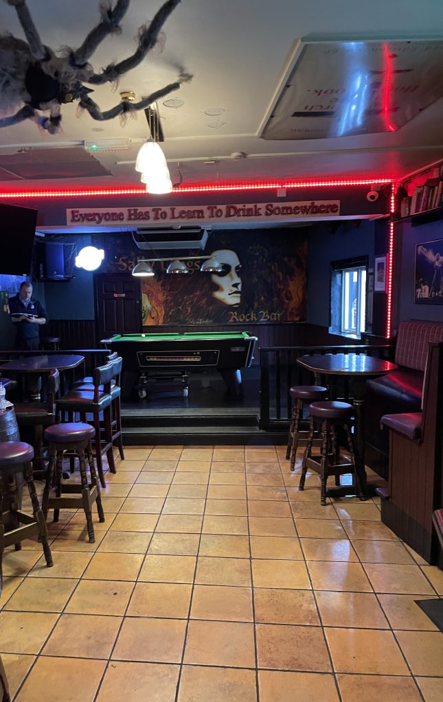 photo of interior of Sally Longs Rock Bar, Galway, Ireland