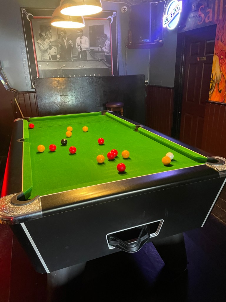 photo of pool tale at Sally Longs Rock Bar, Galway, Ireland