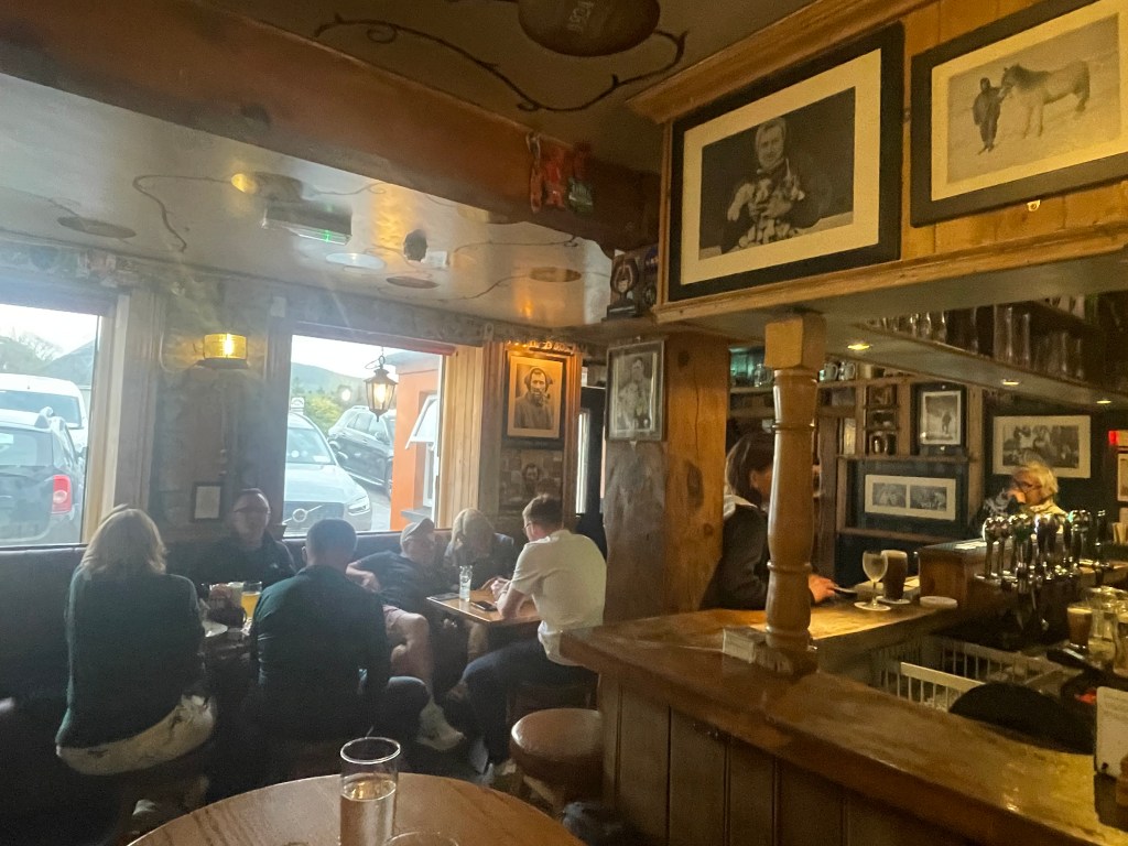 photo of interior of South Pole Inn, Annascaul, Ireland