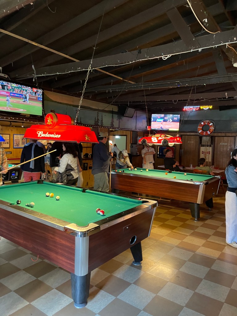 photo of pool tables at Smitty's Bar, Sausalito, CA