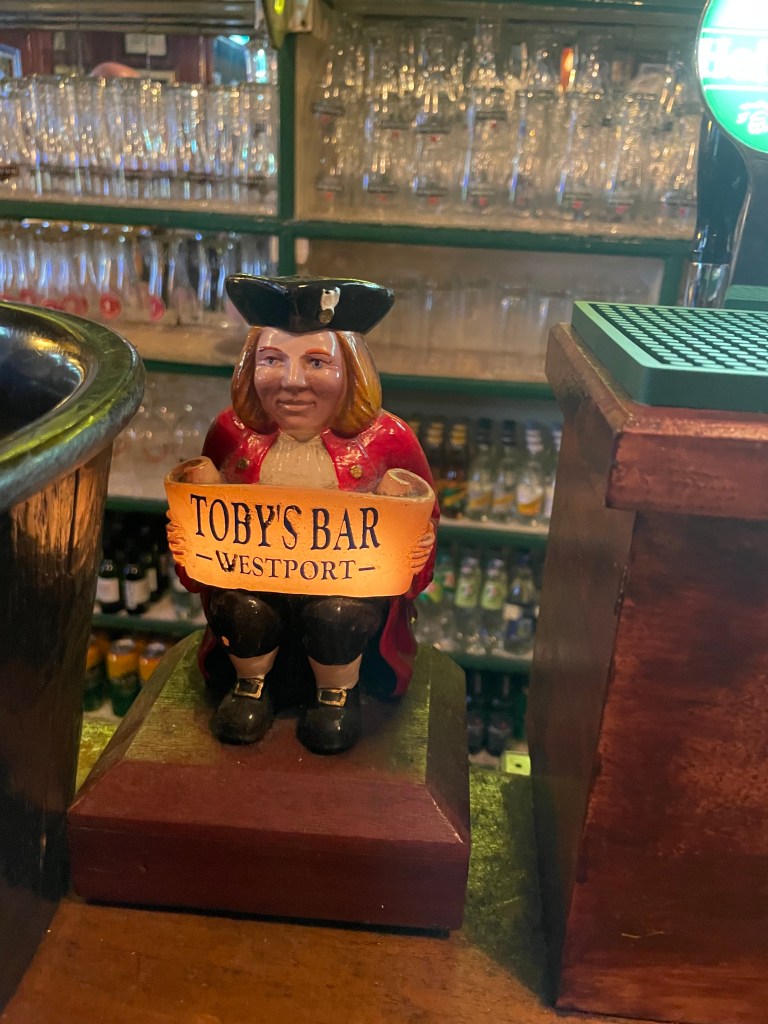 photo of detail of Toby's Bar, Westport, Ireland