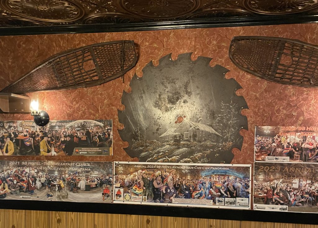 photo of the interior detail of The '98 Hotel & Bar, Whitehorse, Canada