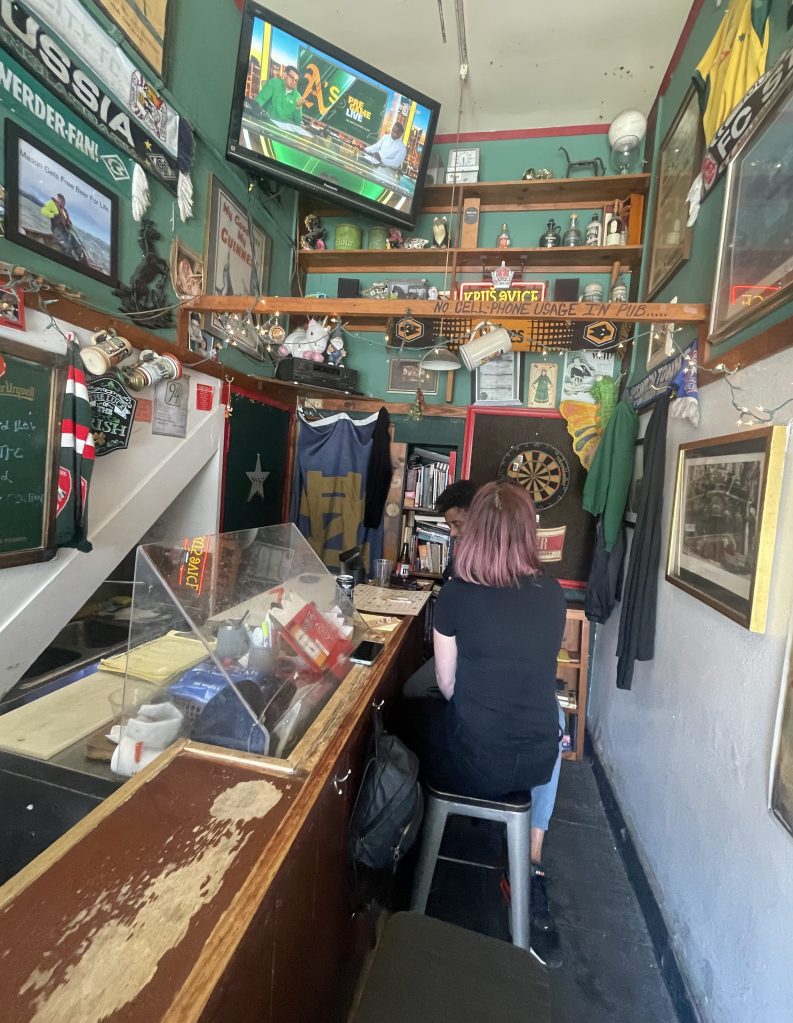 photo of interior of Black Horse London Pub, San Francisco