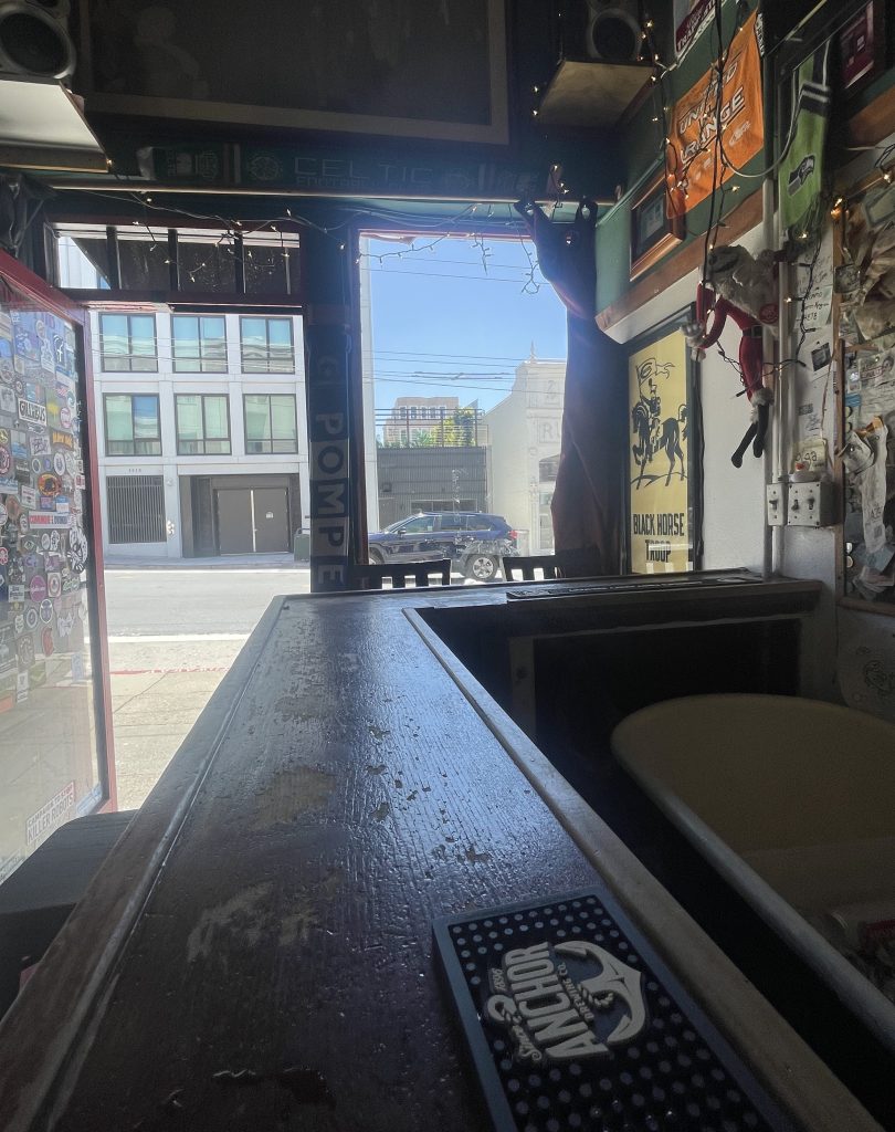 photo of interior of Black Horse London Pub, San Francisco