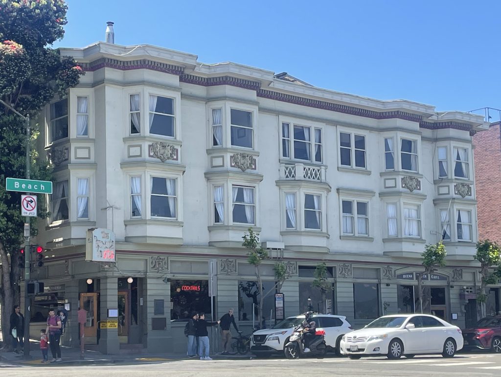 photo of exterior of The Buena Vista, San Francisco