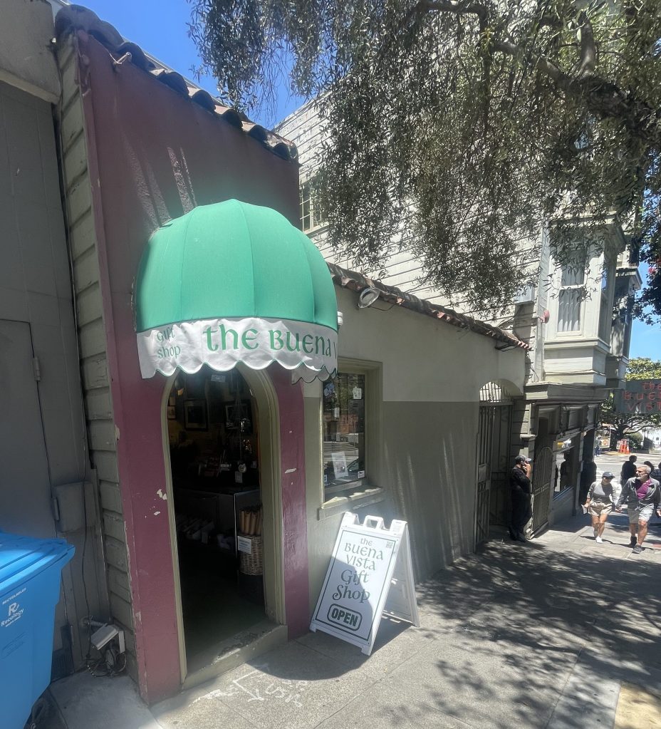 photo of the gift shop of The Buena Vista, San Francisco