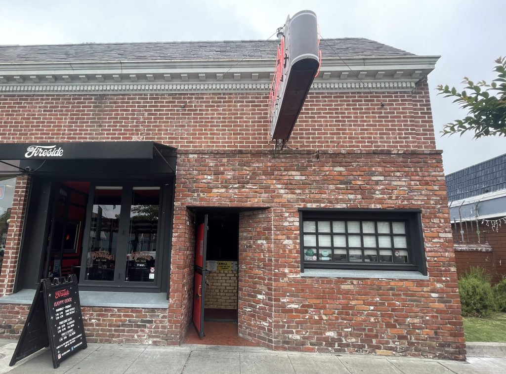 photo of exterior of The Fireside Lounge, Alameda, California