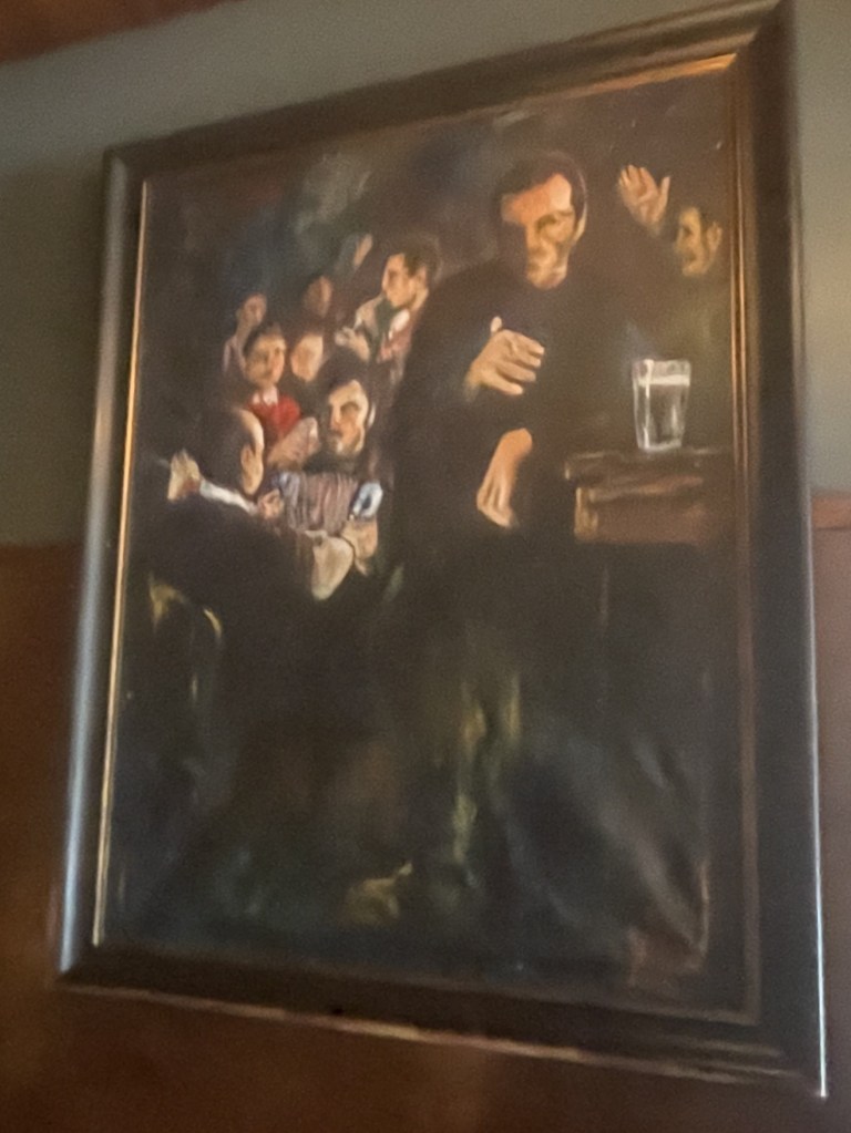 photo of the painting in Kells Irish Restaurant & Pub, San Frnacisco