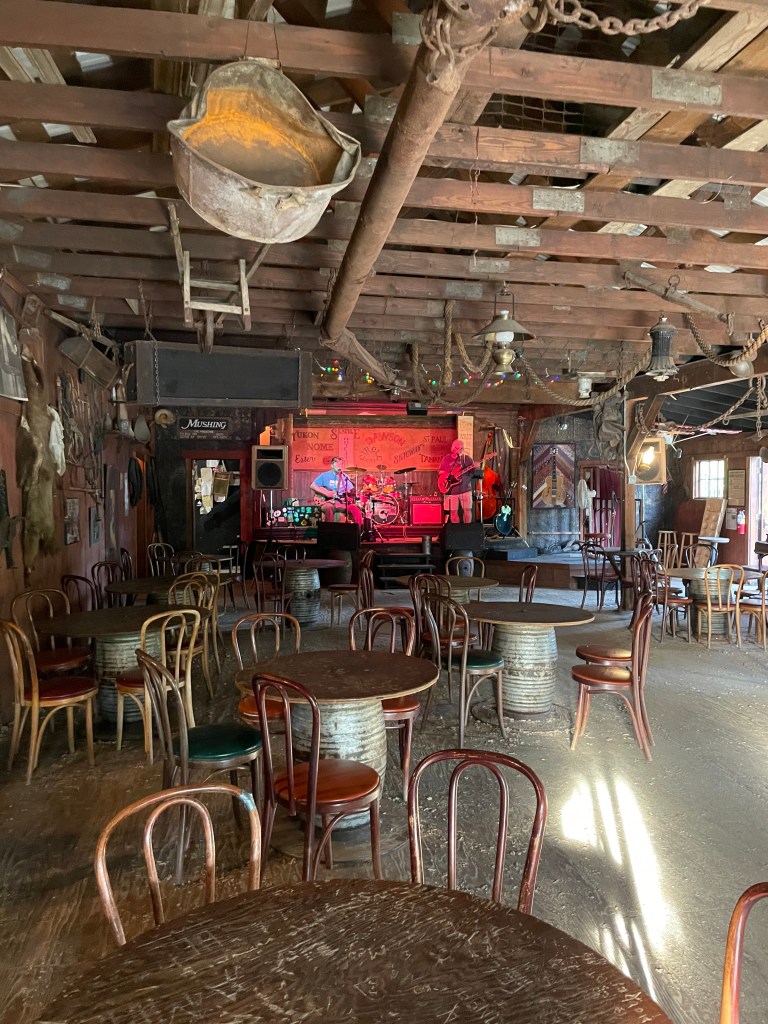 photo of interior of Malemute Saloon, Fairbanks, Alaska