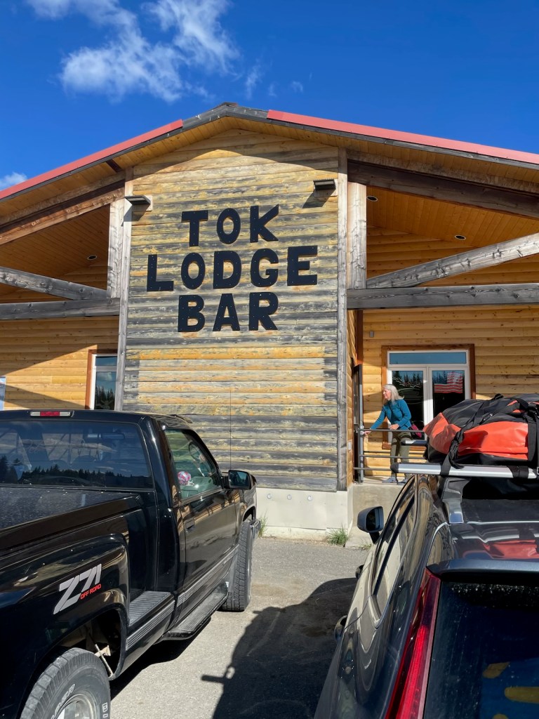 photo of exterior of Tok Lodge Bar, Tok, Alaska