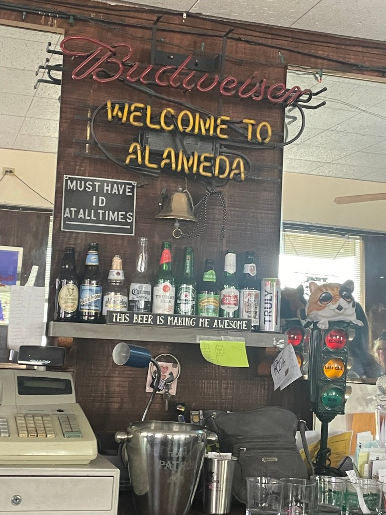 photo of interior detail of Wally's Corner, Alameda, CA