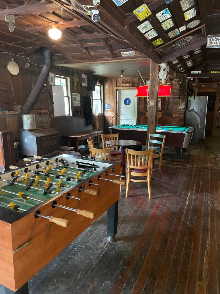 photo of interior of Apple Jack's Bar, La Honda, CA