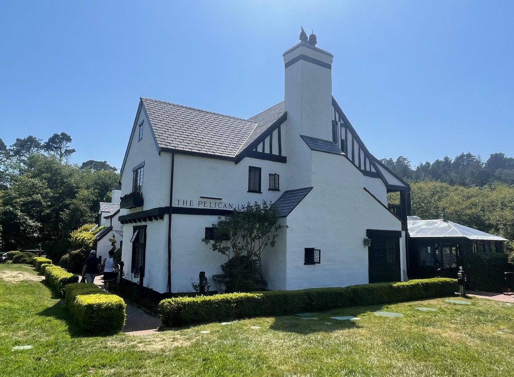 photo of exterior for the Pelican Inn, Muir Beach, CA