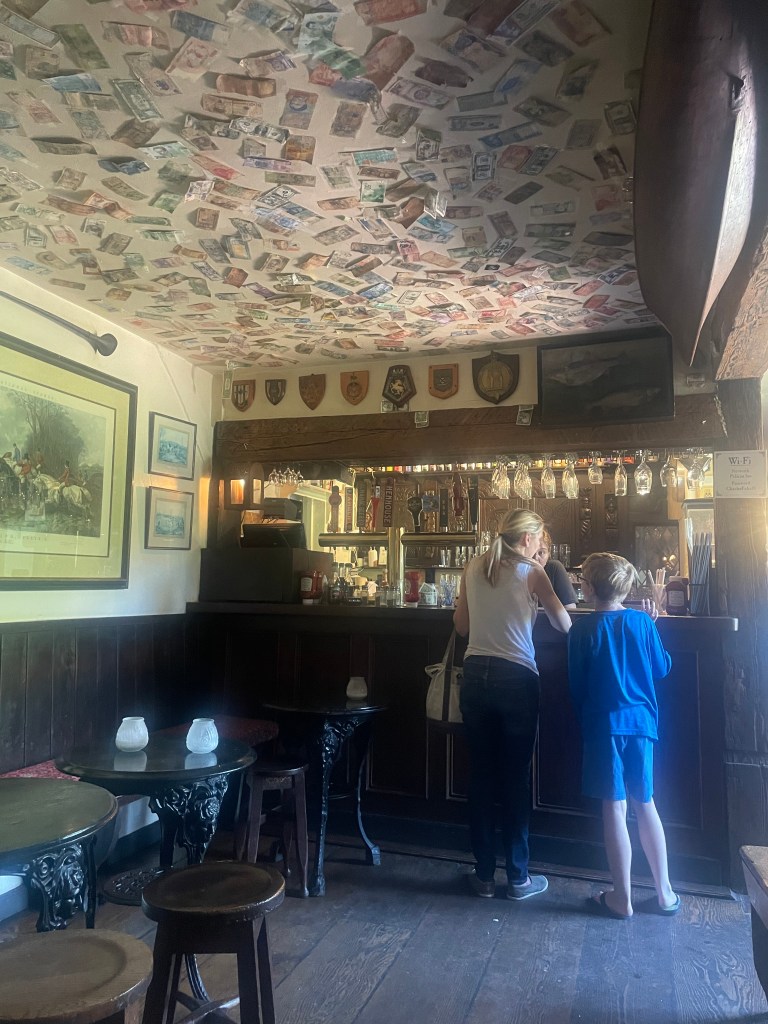 photo of interior for the Pelican Inn, Muir Beach, CA