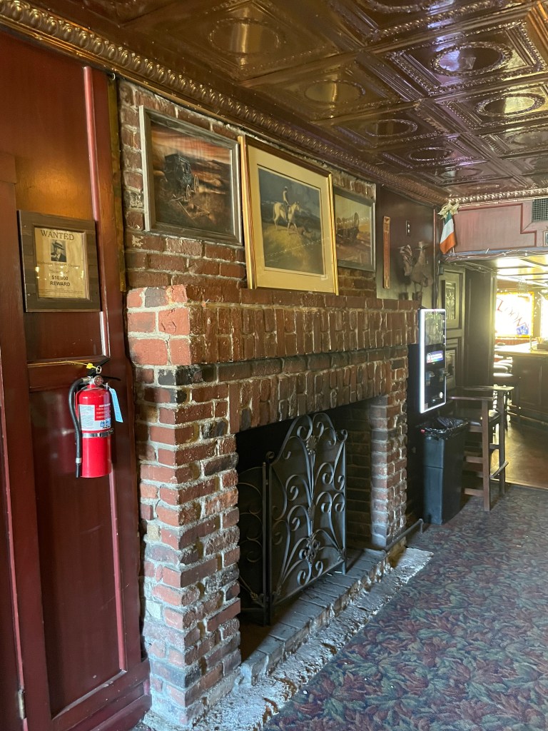photo of interior of Pioneer Saloon, Woodside, CA