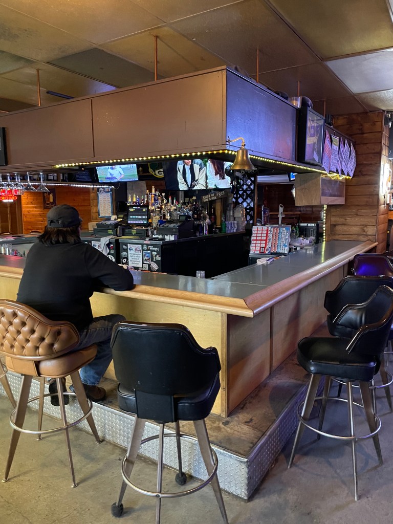 photo of the bar of Tony's Sports Bar, Fairbanks, AK