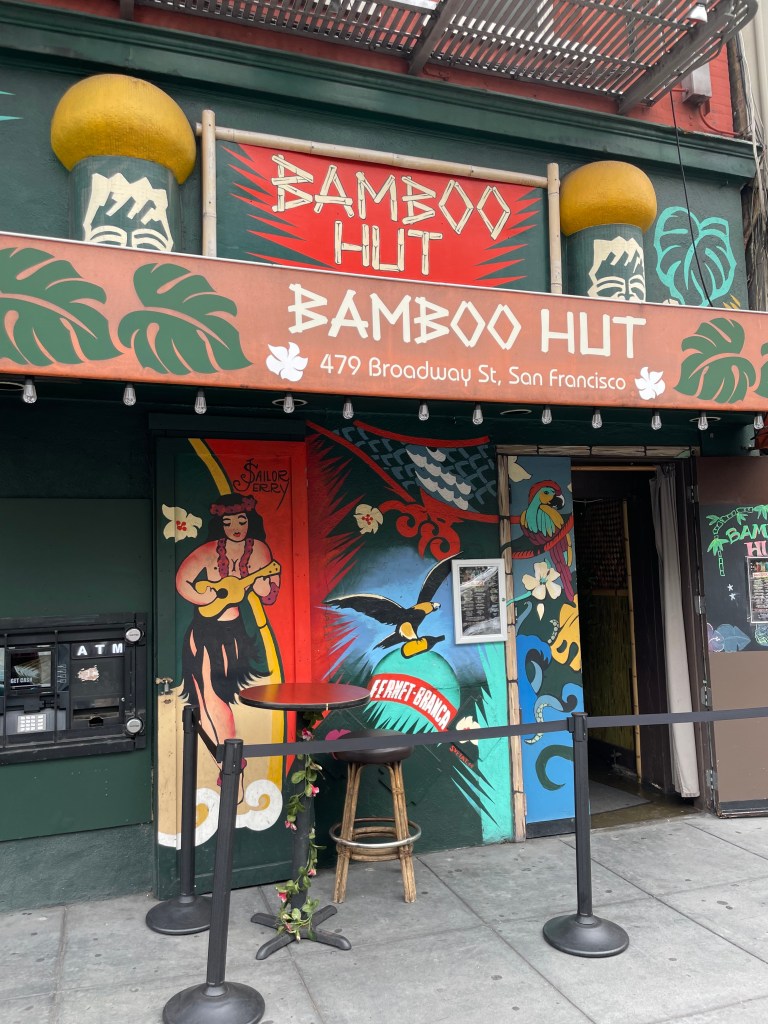 photo of the exterior of the Bamboo Hut, San Francisco