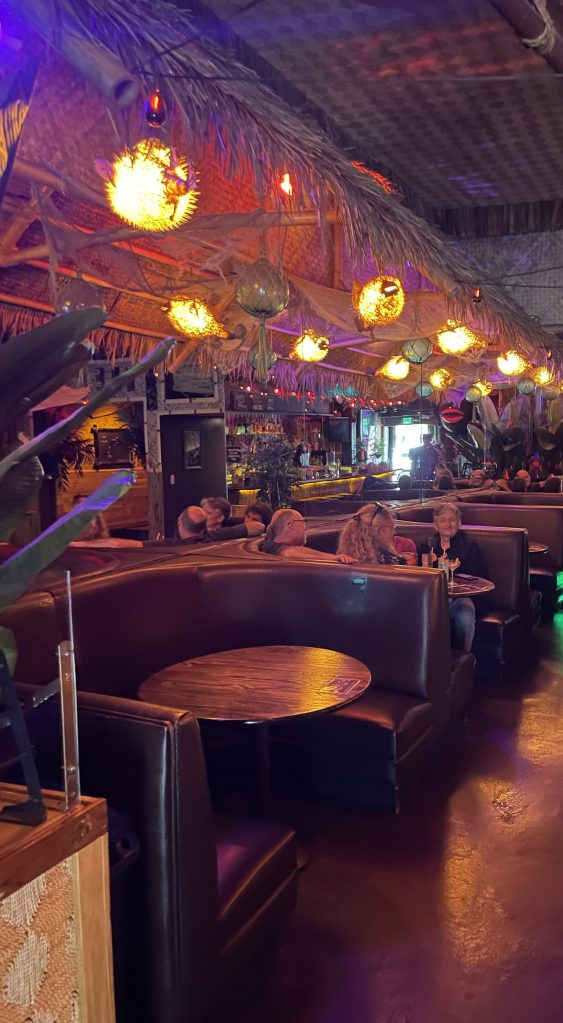 photo of interior of The Bamboo Hut, San Francisco