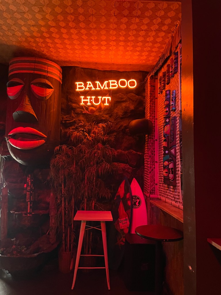 photo of interior of The Bamboo Hut, San Francisco
