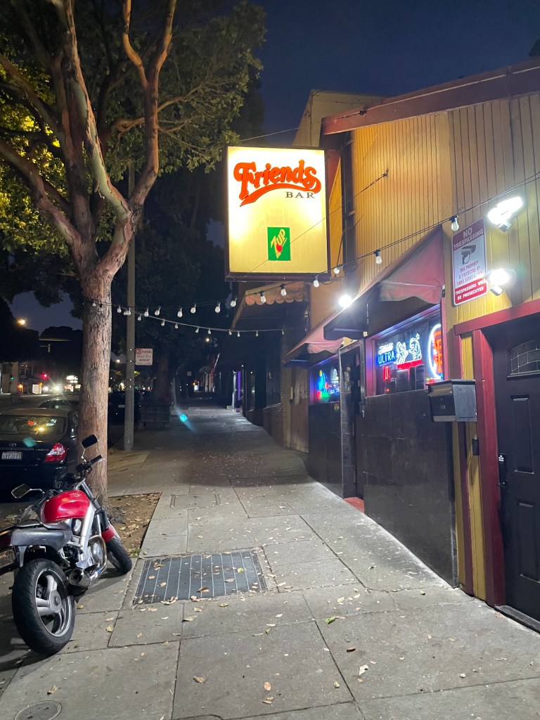 photo of the exterior in Friends Bar, San Francisco