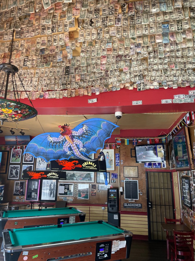photo of interior of International Sports Bar, San Francisco