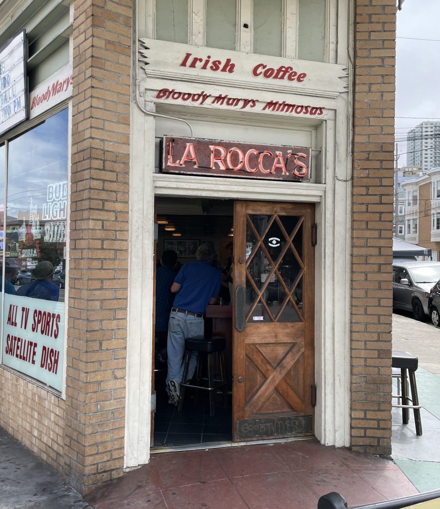 photo of the exterior of La Rocca's Corner, San Francisco