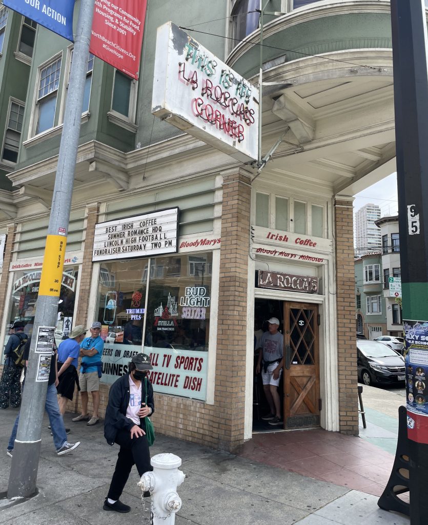photo of the exterior of La Rocca's Corner, San Francisco