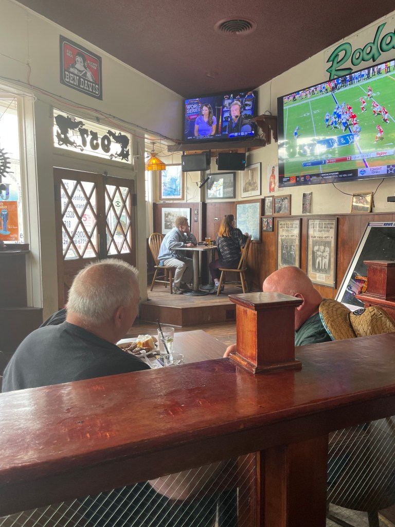 photo of the interior of La Rocca's Corner, San Francisco