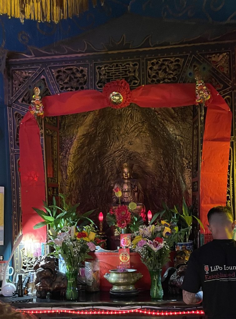 photo of interior detail of Li Po Cocktail Lounge, San Francisco
