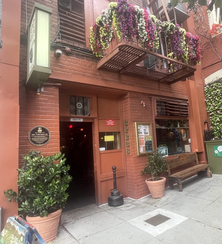 photo of exterior of Specs' Twelve Adler Museum Cafe, San Francisco