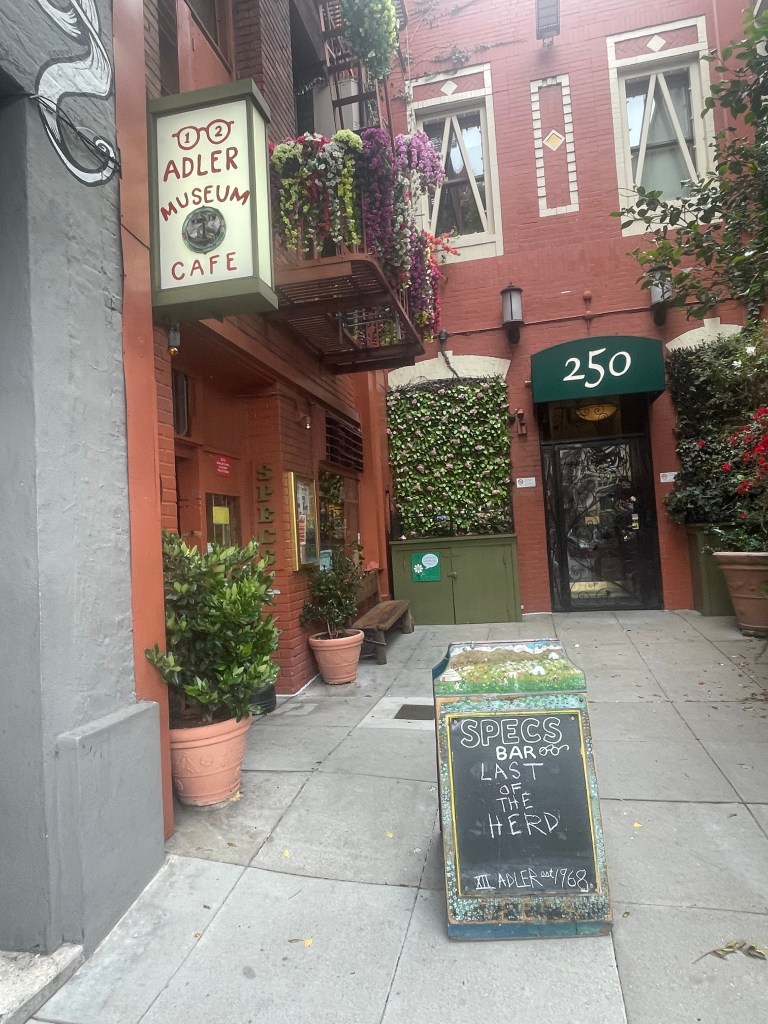 photo of exterior of Specs' Twelve Adler Museum Cafe, San Francisco
