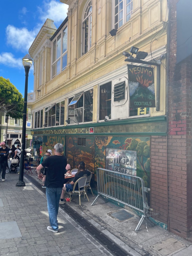 photo of exterior of Vesuvio Cafe, San Francisco, CA