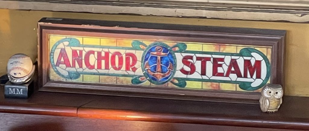 photo of interior detail of Vesuvio Cafe, San Francisco, CA
