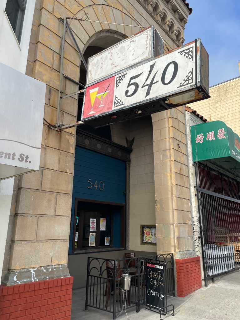 photo of exterior of 540 Rogues, San Francisco