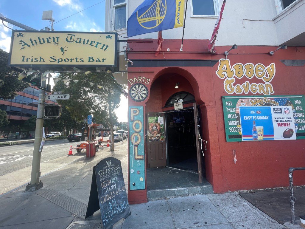 photo of exterior of The Abbey Tavern, San Francisco