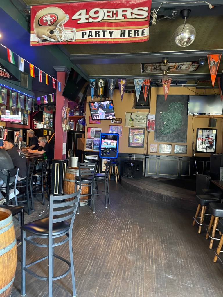 photo of interior of The Abbey Tavern, San Francisco