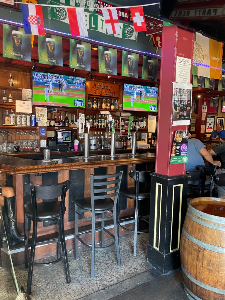 photo of interior of The Abbey Tavern, San Francisco