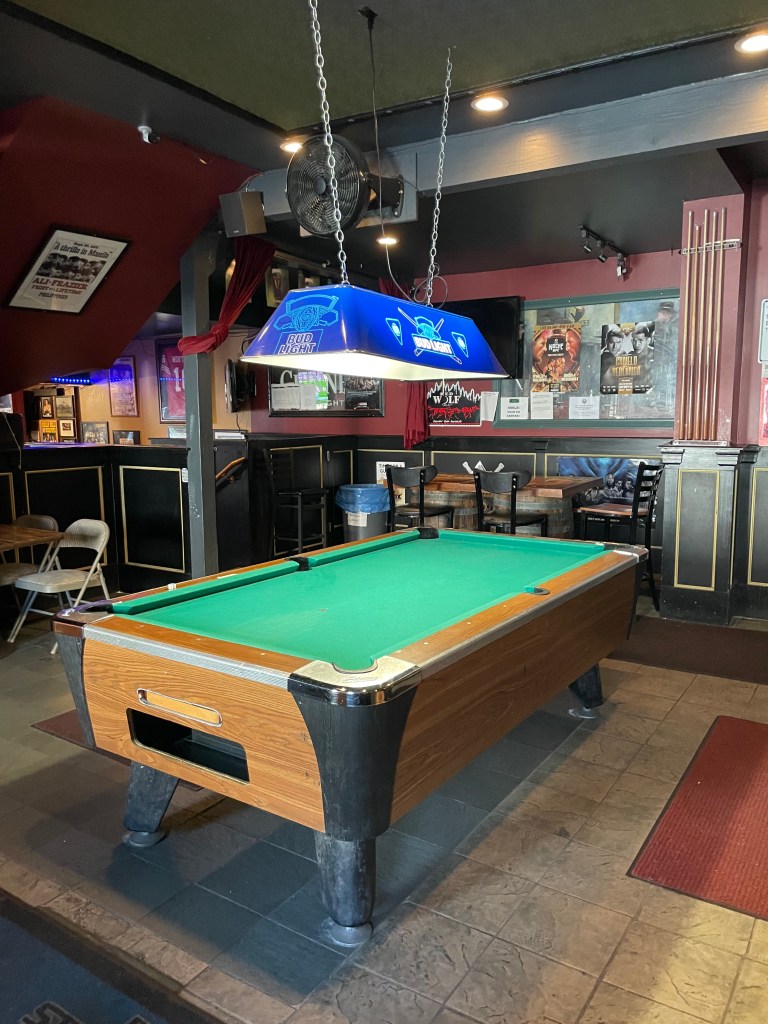 photo of pool table of The Abbey Tavern, San Francisco