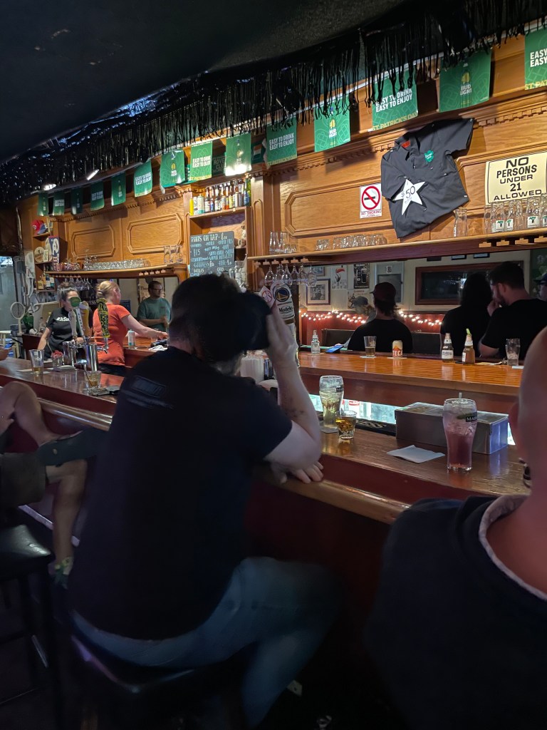 photo of interior of Dovre Club, San Francisco