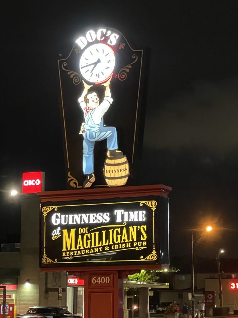 photo of the sign of Doc Magilligan's, , Niagara Falls, ON, Canada