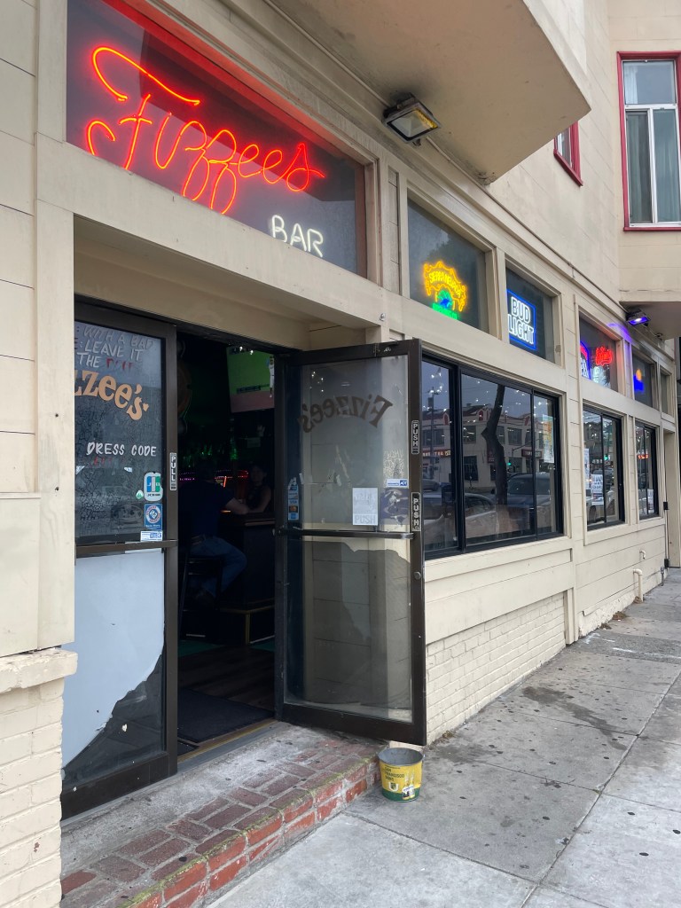 photo of exterior of Fizzee's, San Francisco