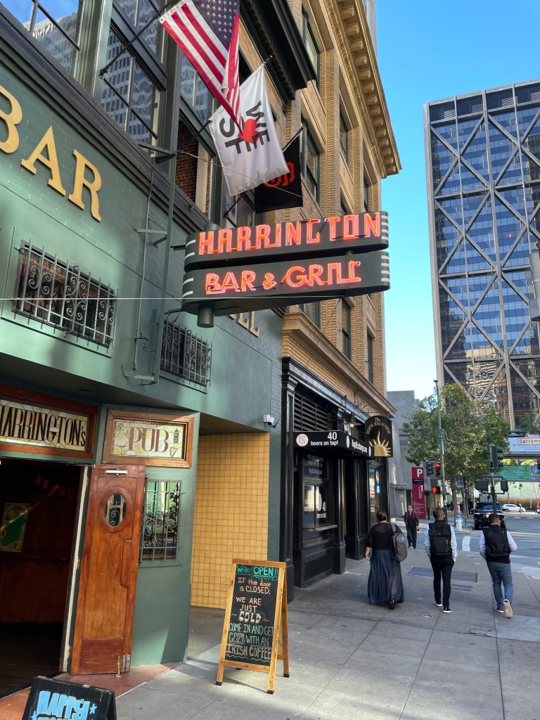 photo of exterior of Harrington's Bar and Grill, San Francisco
