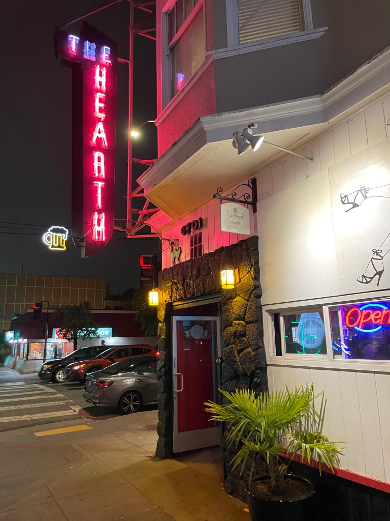 photo of the exterior of The Hearth bar, San Francisco