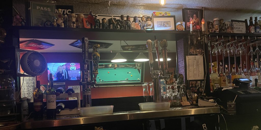 photo of the interior of The Hearth bar, San Francisco