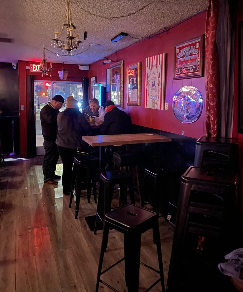 photo of the interior of The Hearth bar, San Francisco